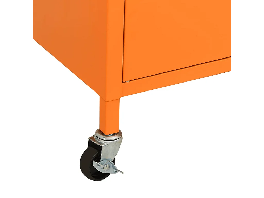 Armoire de rangement Orange 60x35x49 Acier