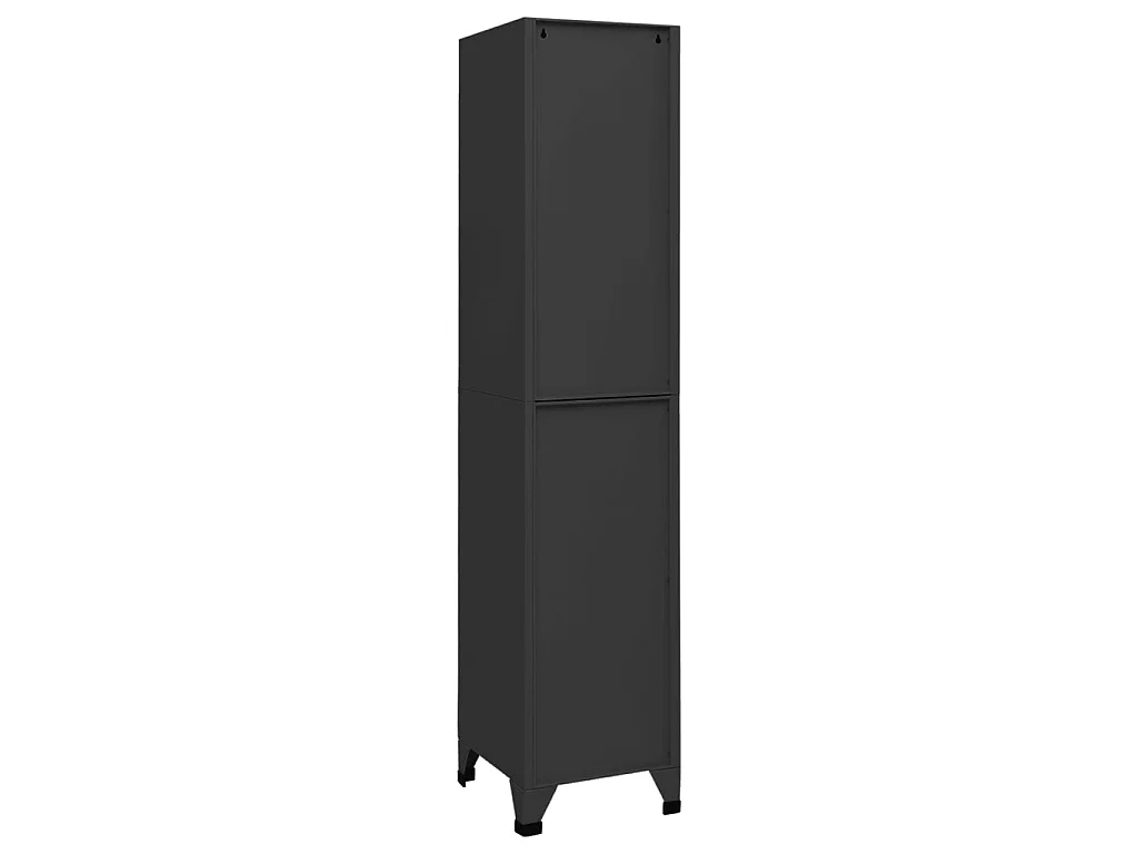 Armoire à casiers Anthracite 38x40x180 Acier