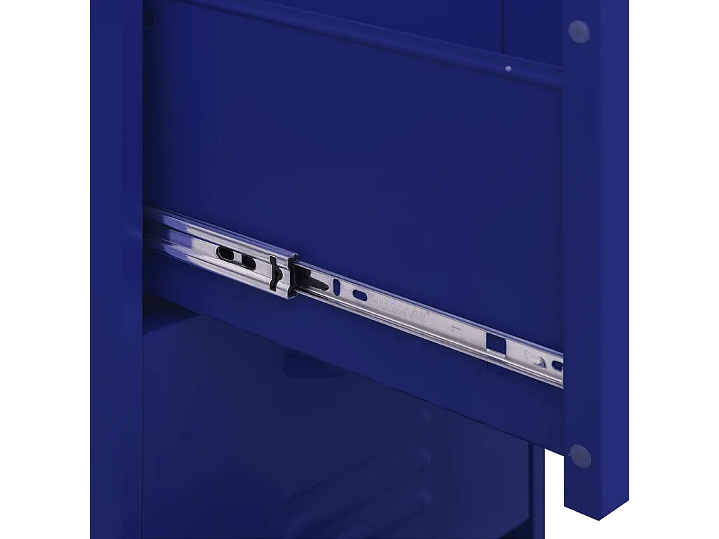 Armoire de rangement Bleu marine 42,5x35x101,5 Acier