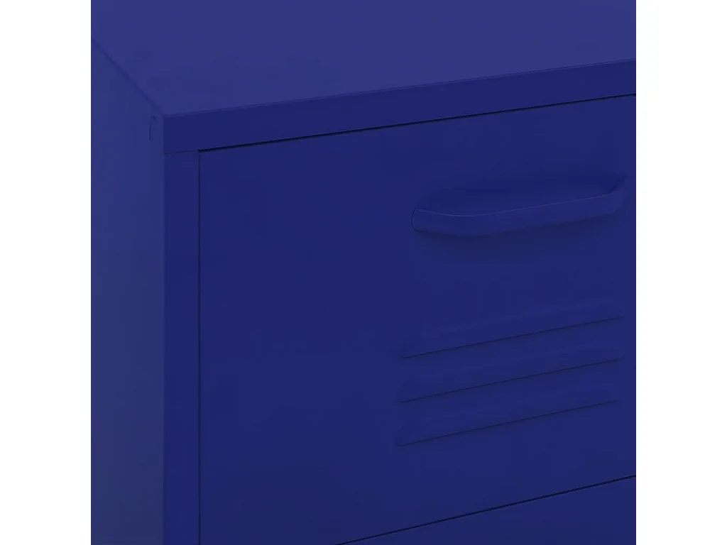 Opbergkast 42,5x35x101,5 cm staal mint-Kleur marineblauw