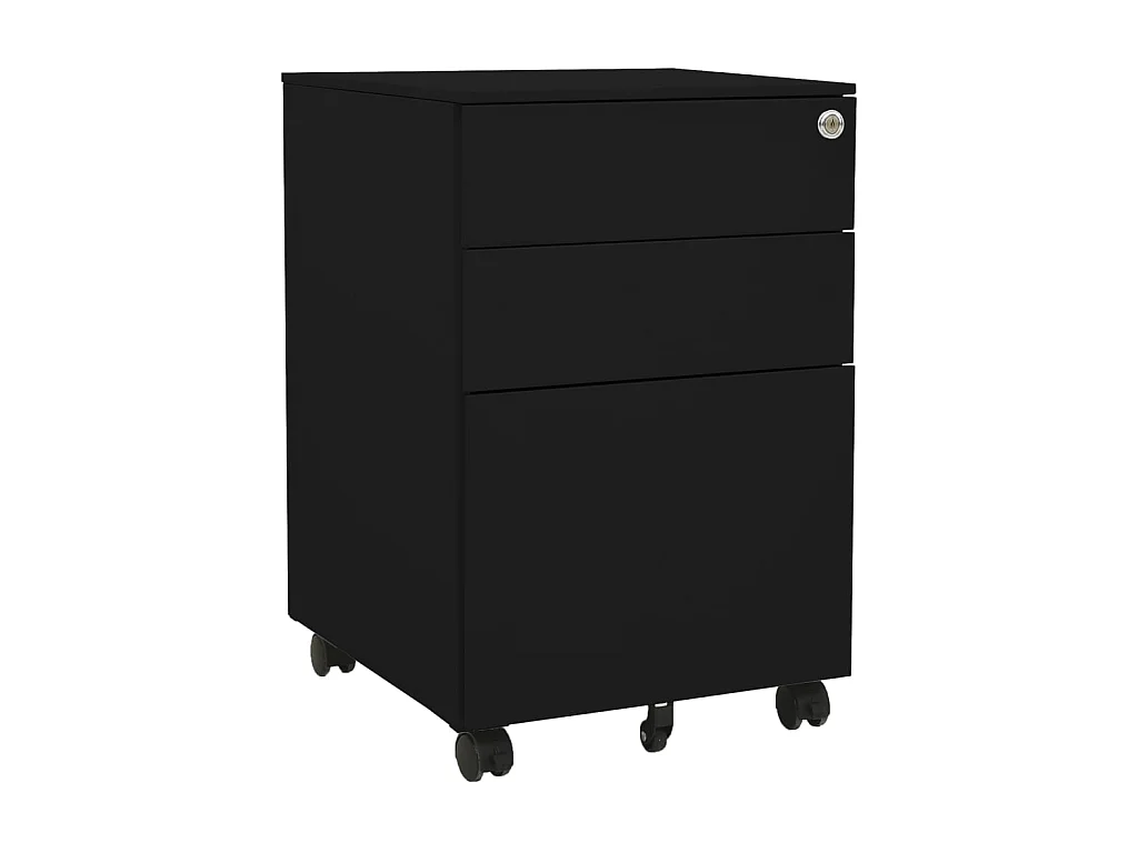 Classeur mobile Noir 39x45x60 Acier