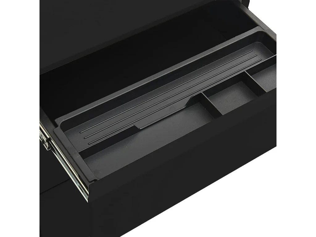Classeur mobile Noir 39x45x60 Acier