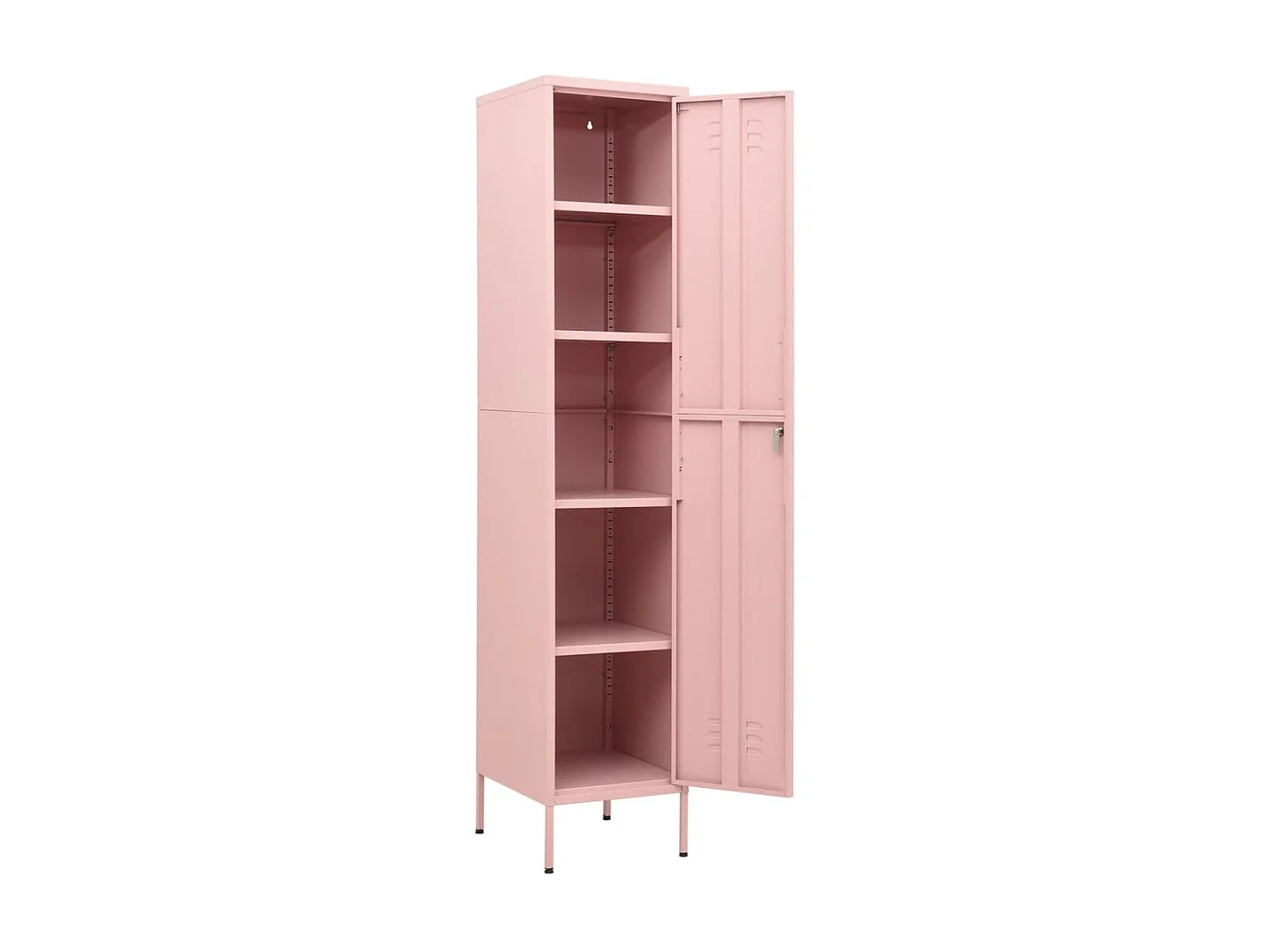 Armoire à casiers Rose 35x46x180 Acier