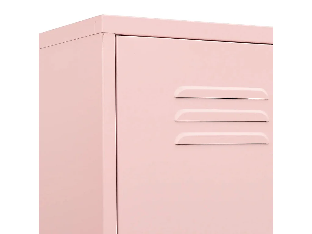 Armoire à casiers Rose 35x46x180 Acier