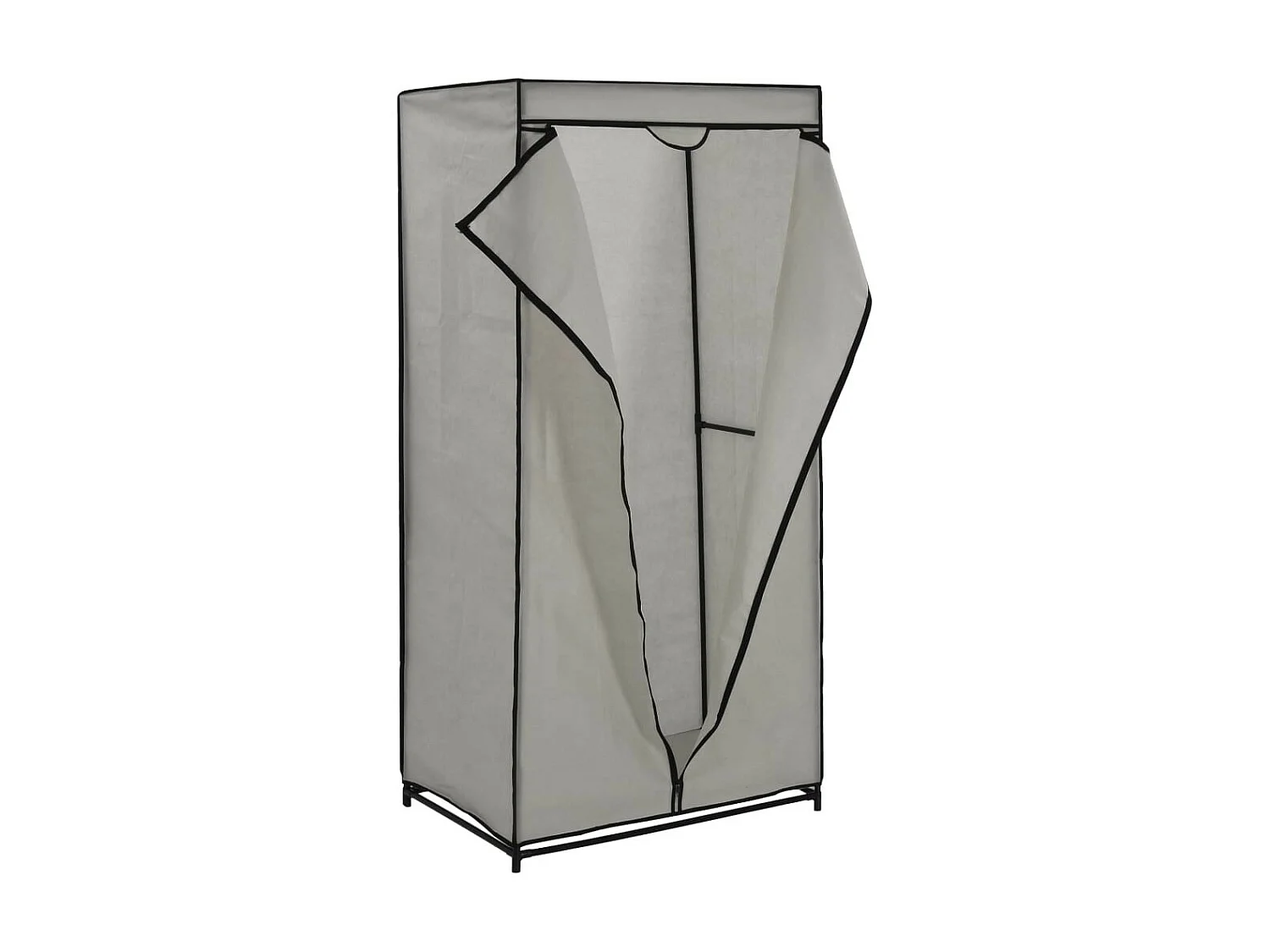 2 pcs Garde-robes Gris 75x50x160