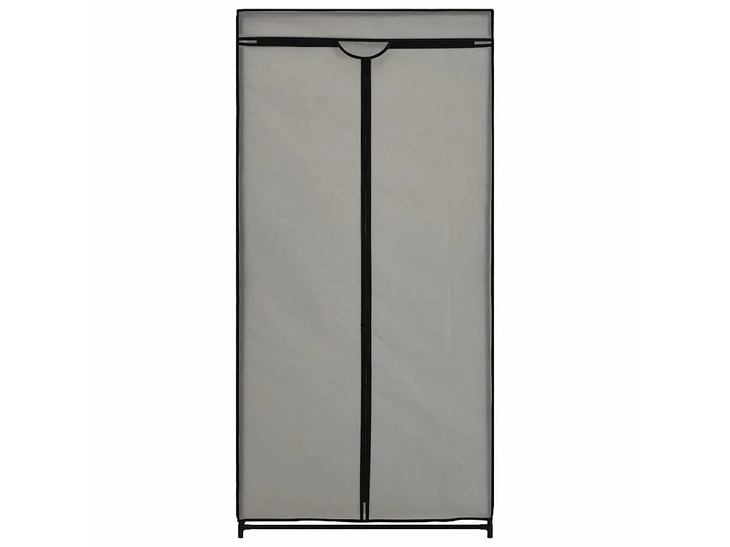 2 pcs Garde-robes Gris 75x50x160