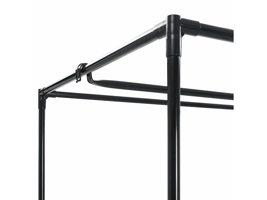 2 pcs Garde-robes Gris 75x50x160