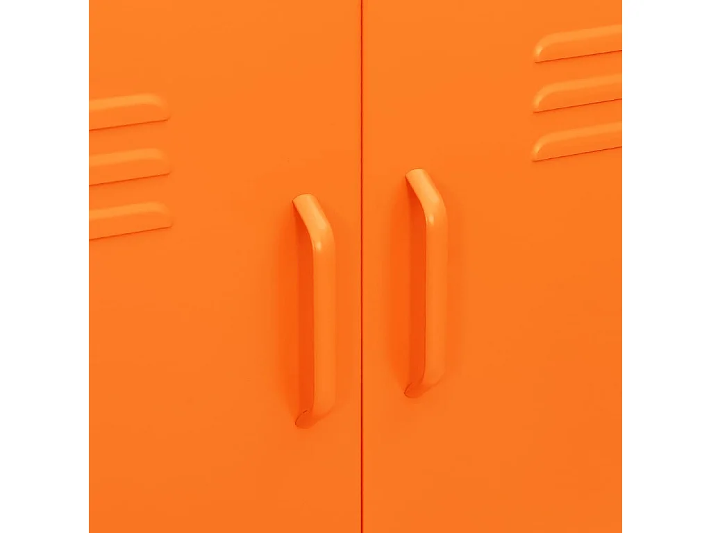 Armoire de rangement Orange 80x35x101,5 Acier 4