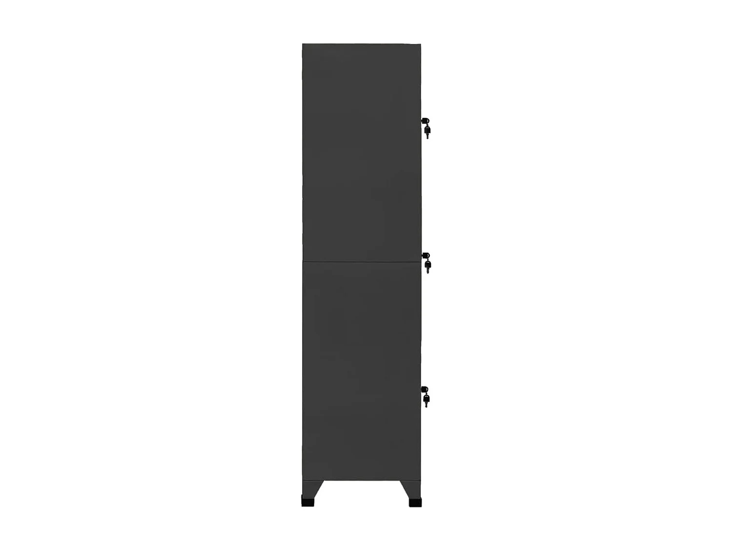 Armoire à casiers Anthracite 38x45x180 Acier