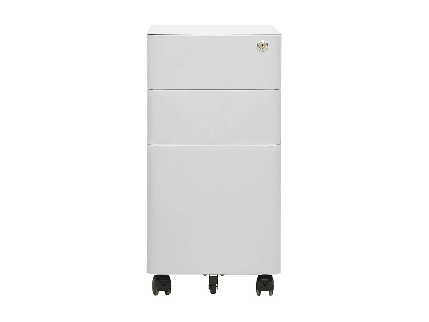 Classeur mobile Gris clair 30x45x59 Acier