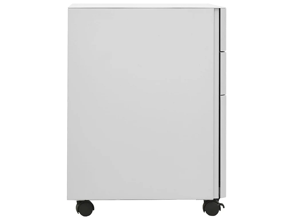Classeur mobile Gris clair 30x45x59 Acier