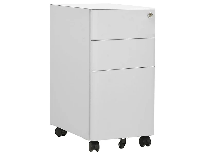 Classeur mobile Gris clair 30x45x59 Acier