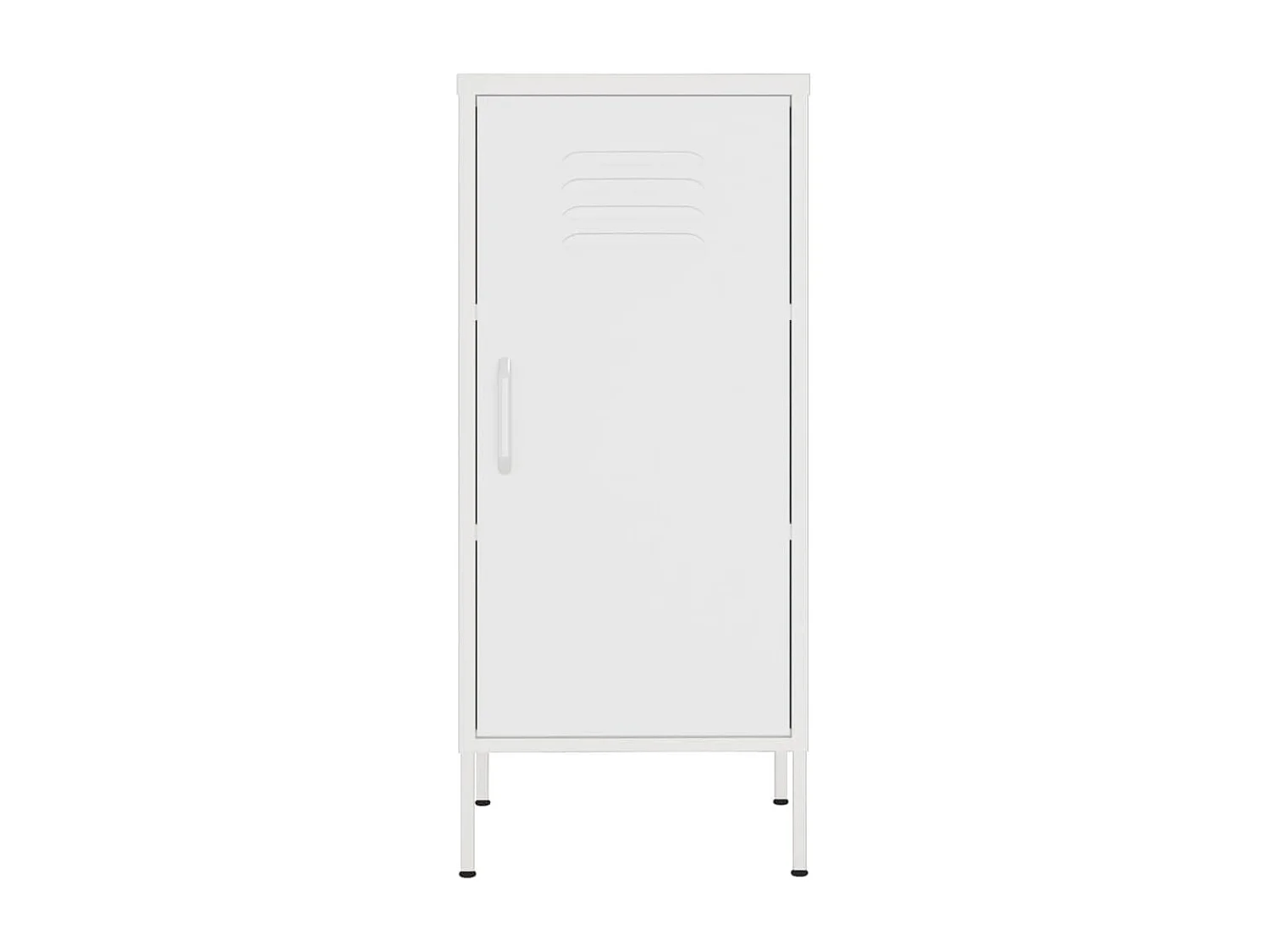 Armoire de rangement Blanc 42,5x35x101,5 Acier 2
