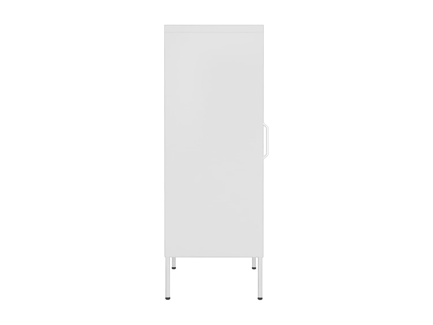 Armoire de rangement Blanc 42,5x35x101,5 Acier 2