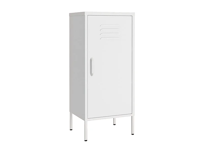 Armoire de rangement Blanc 42,5x35x101,5 Acier 2