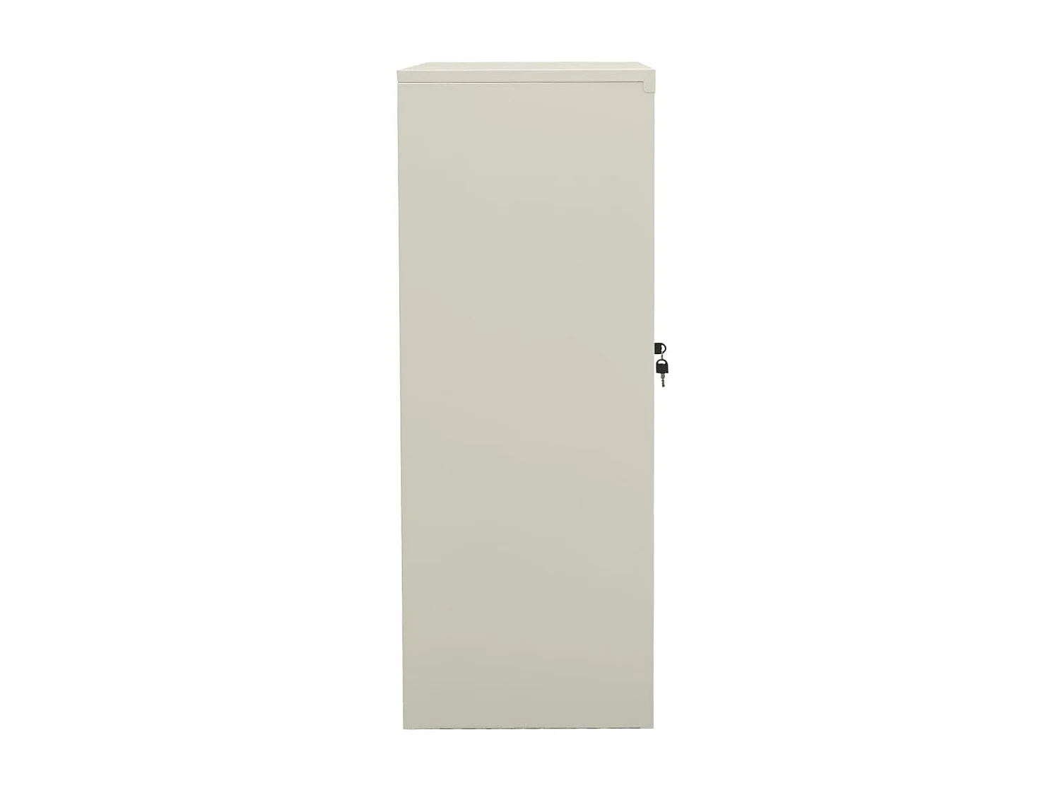 Armoire de bureau Gris clair 90x40x105 Acier