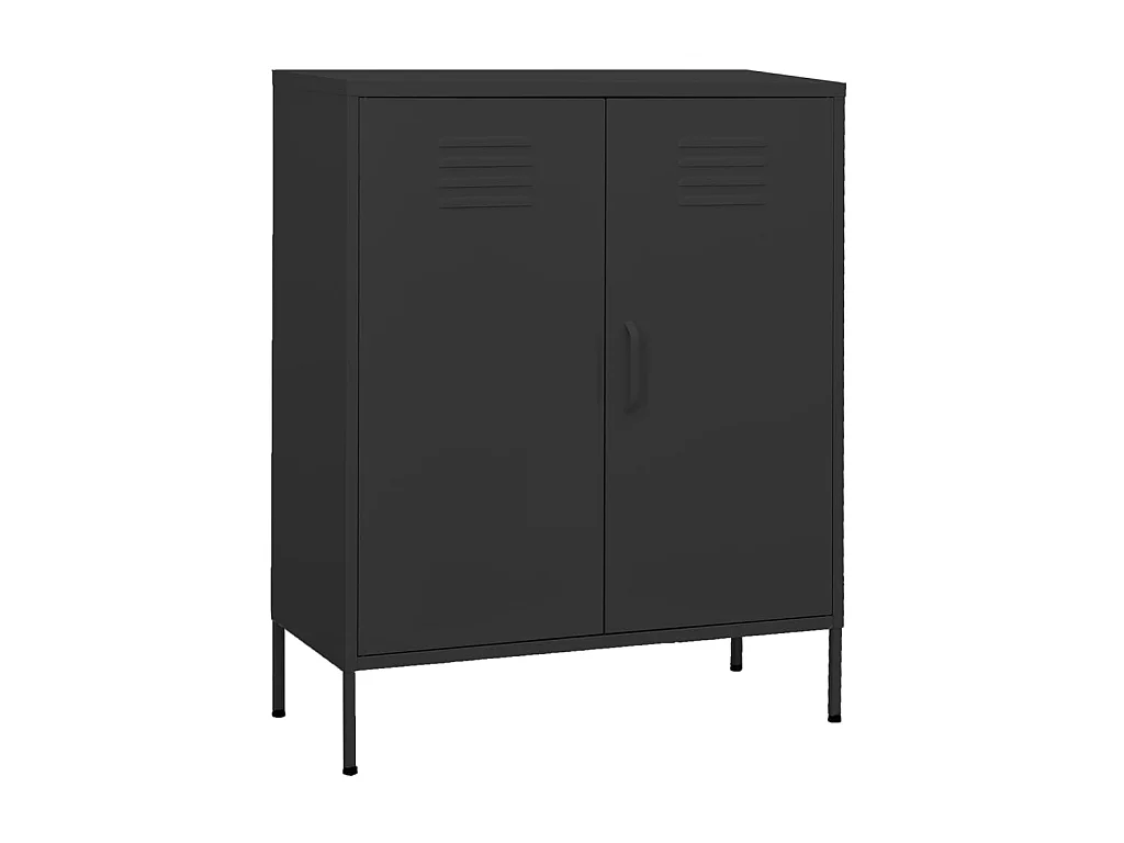 Armoire de rangement Anthracite 80x35x101,5 Acier 3