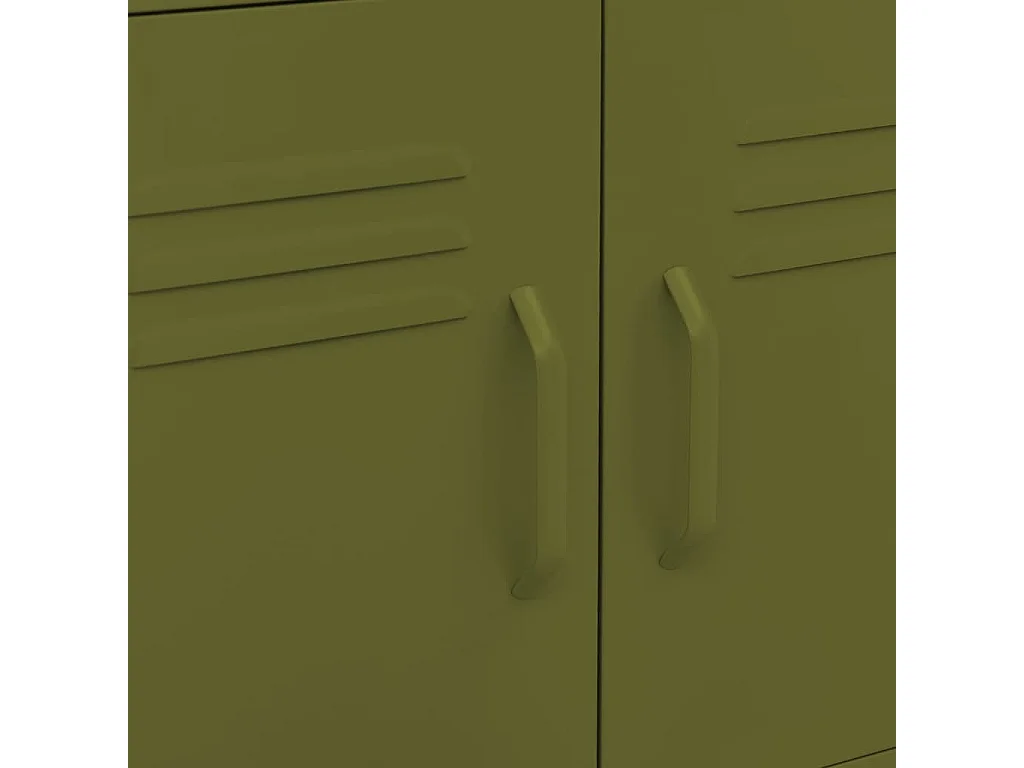 Armoire de rangement Vert olive 60x35x49 Acier