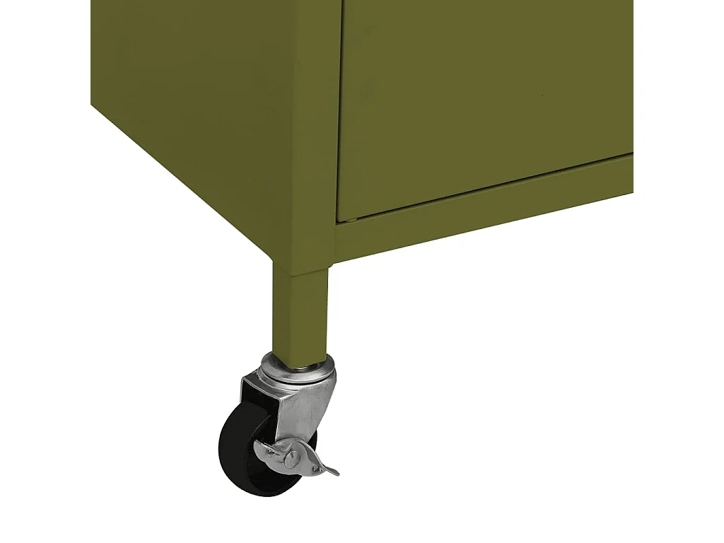 Armoire de rangement Vert olive 60x35x49 Acier