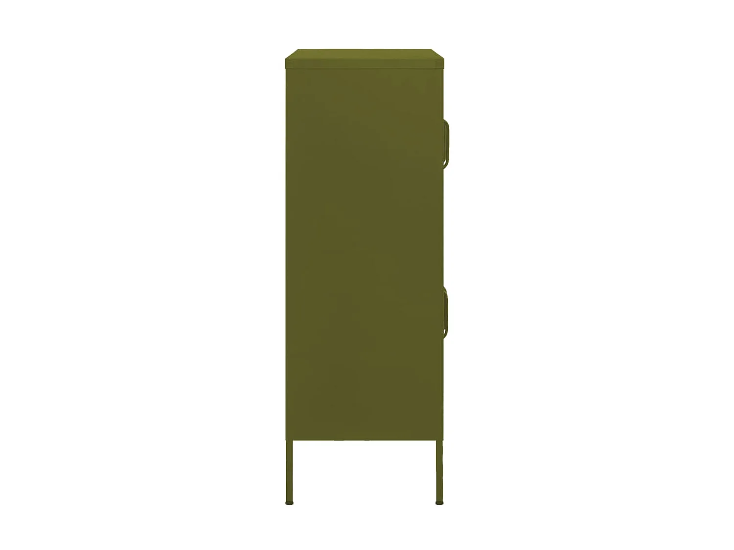 Armoire de rangement Vert olive 80x35x101,5 Acier 3