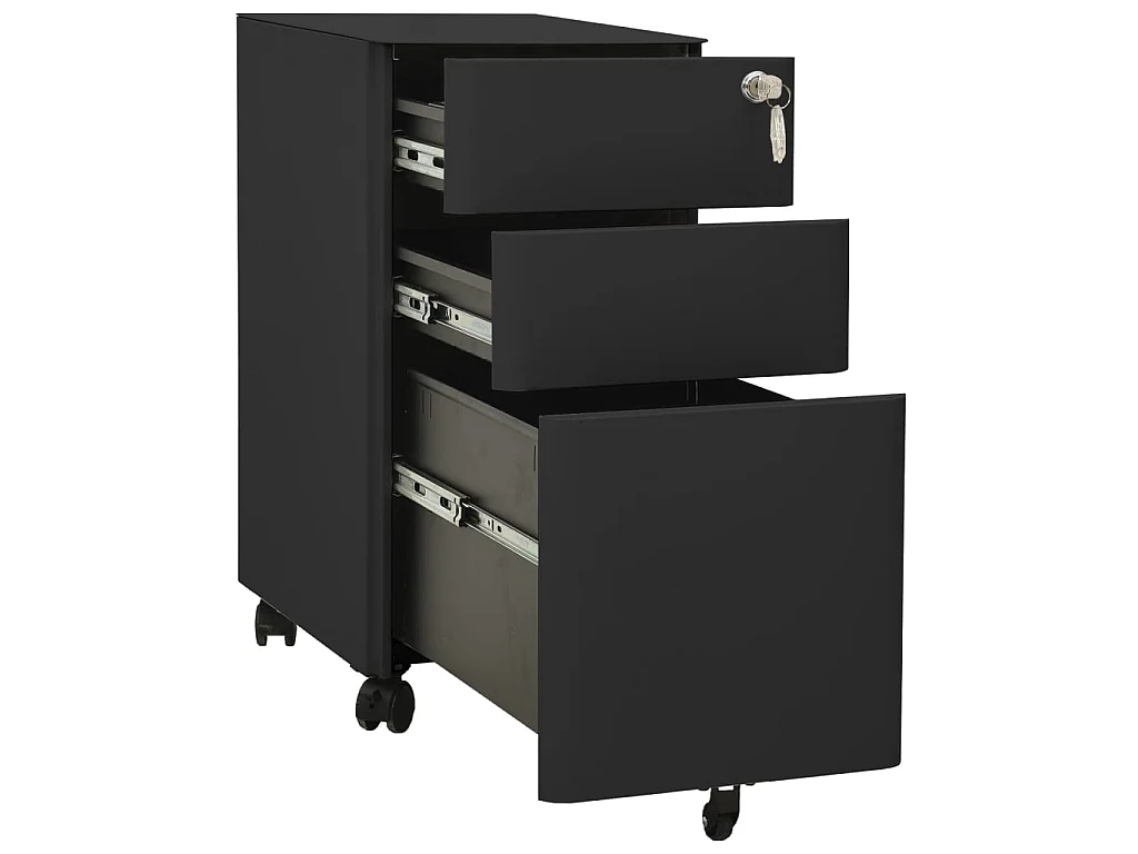 Classeur mobile Anthracite 30x45x59 Acier