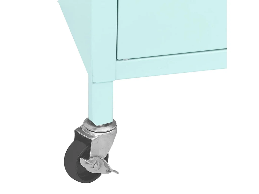 Armoire de rangement Vert menthe 60x35x49 Acier