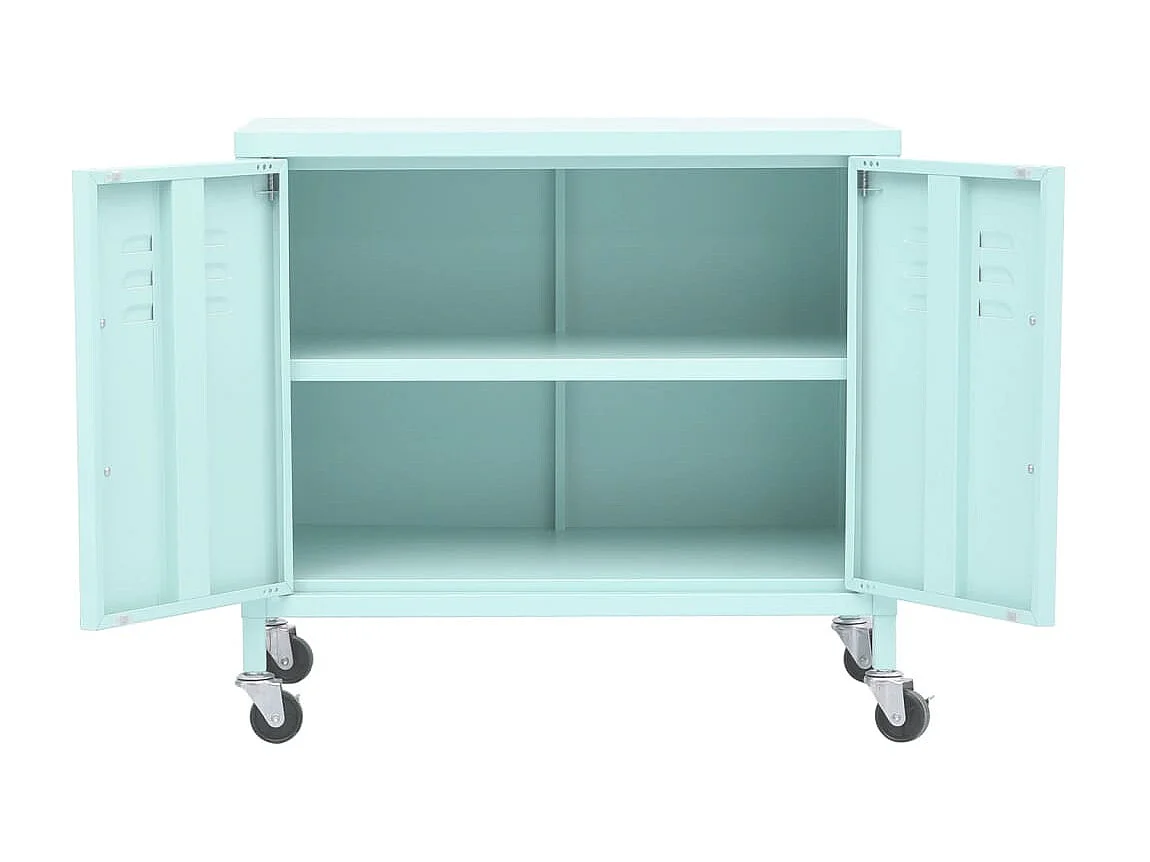 Armoire de rangement Vert menthe 60x35x49 Acier