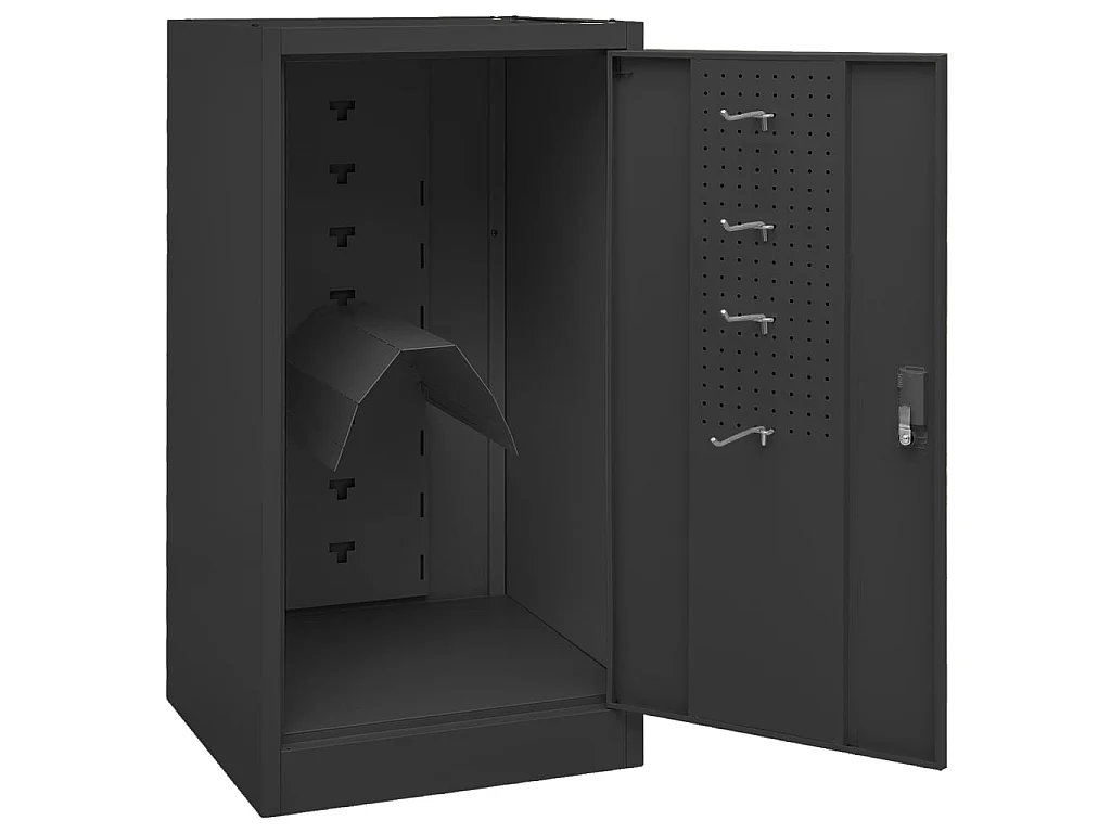 Armoire à selles Anthracite 53x53x105 Acier