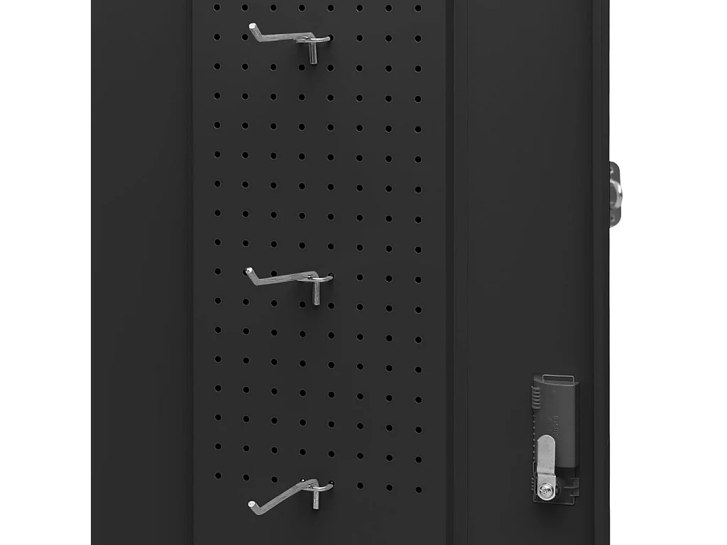 Armoire à selles Anthracite 53x53x105 Acier