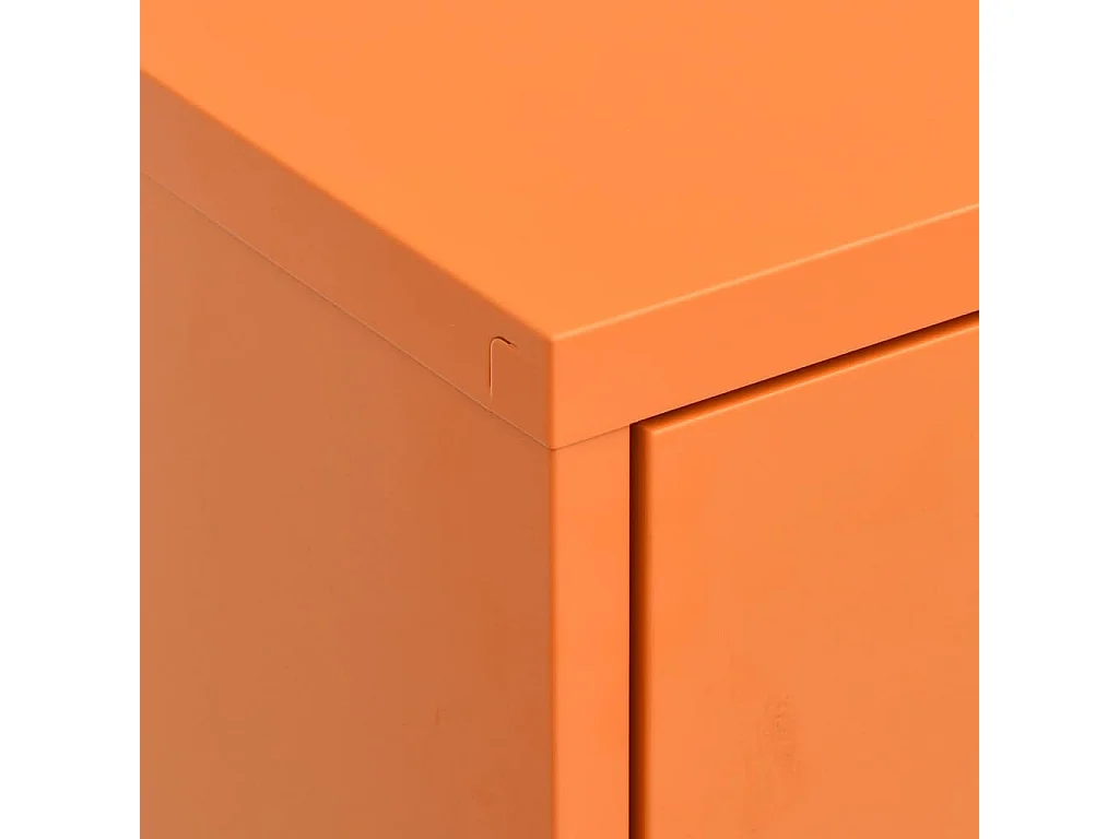 Armoire de rangement Orange 80x35x101,5 Acier 2