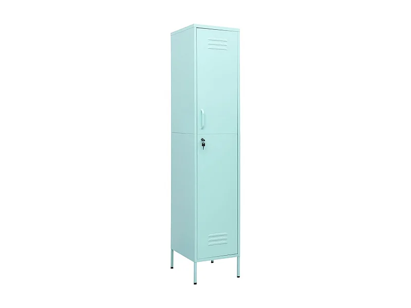 Armoire à casiers Vert menthe 35x46x180 Acier