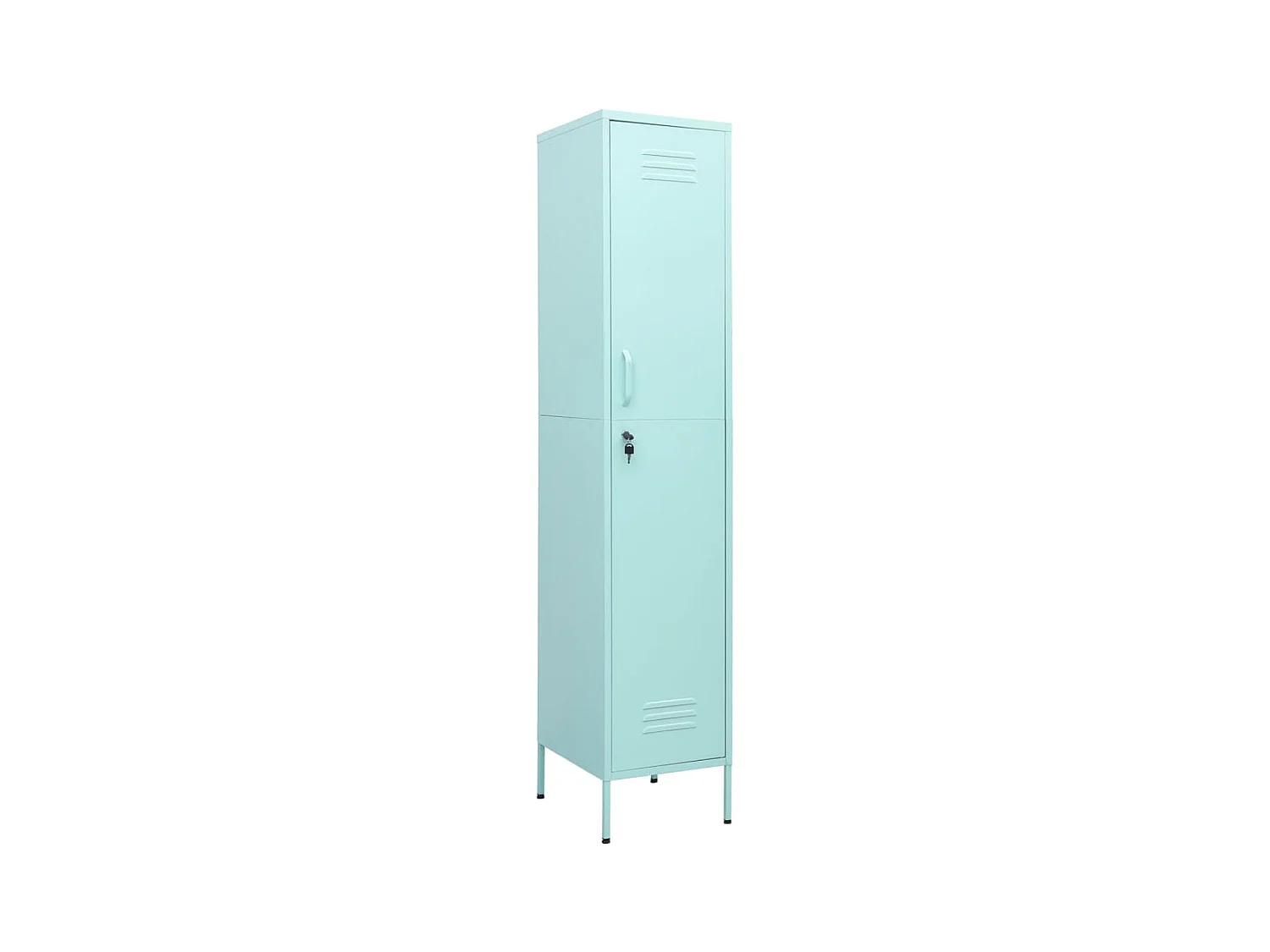 Armoire à casiers Vert menthe 35x46x180 Acier