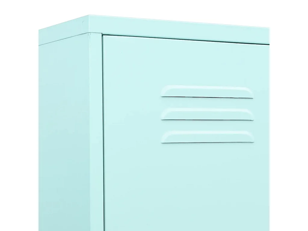 Armoire à casiers Vert menthe 35x46x180 Acier