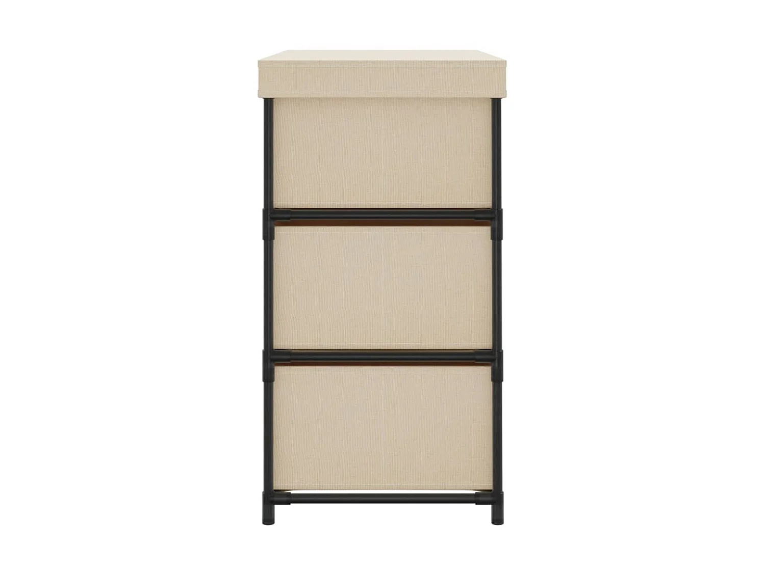 Armoire de rangement avec 6 tiroirs 55x29x55 Crème Acier
