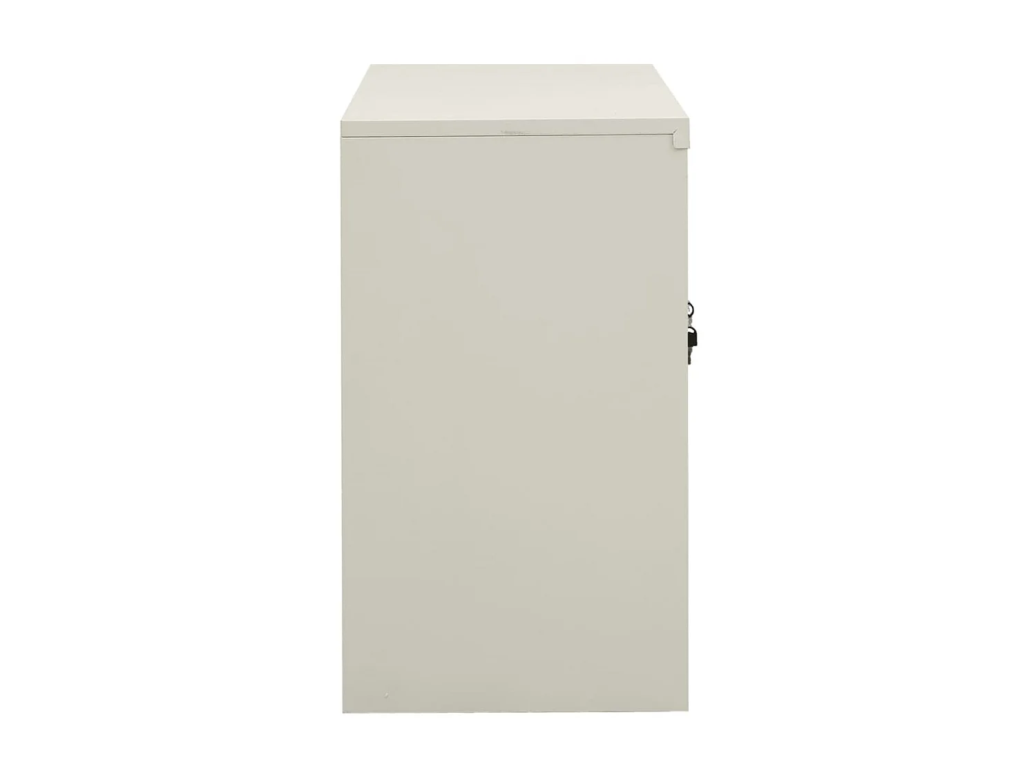 Armoire de bureau Gris clair 90x40x70 Acier