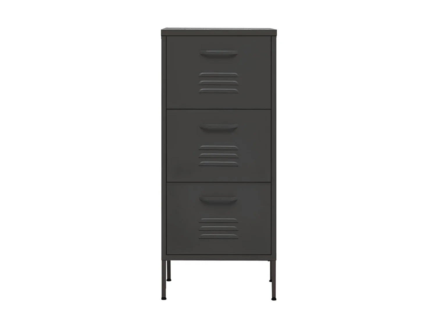Armoire de rangement Anthracite 42,5x35x101,5 Acier