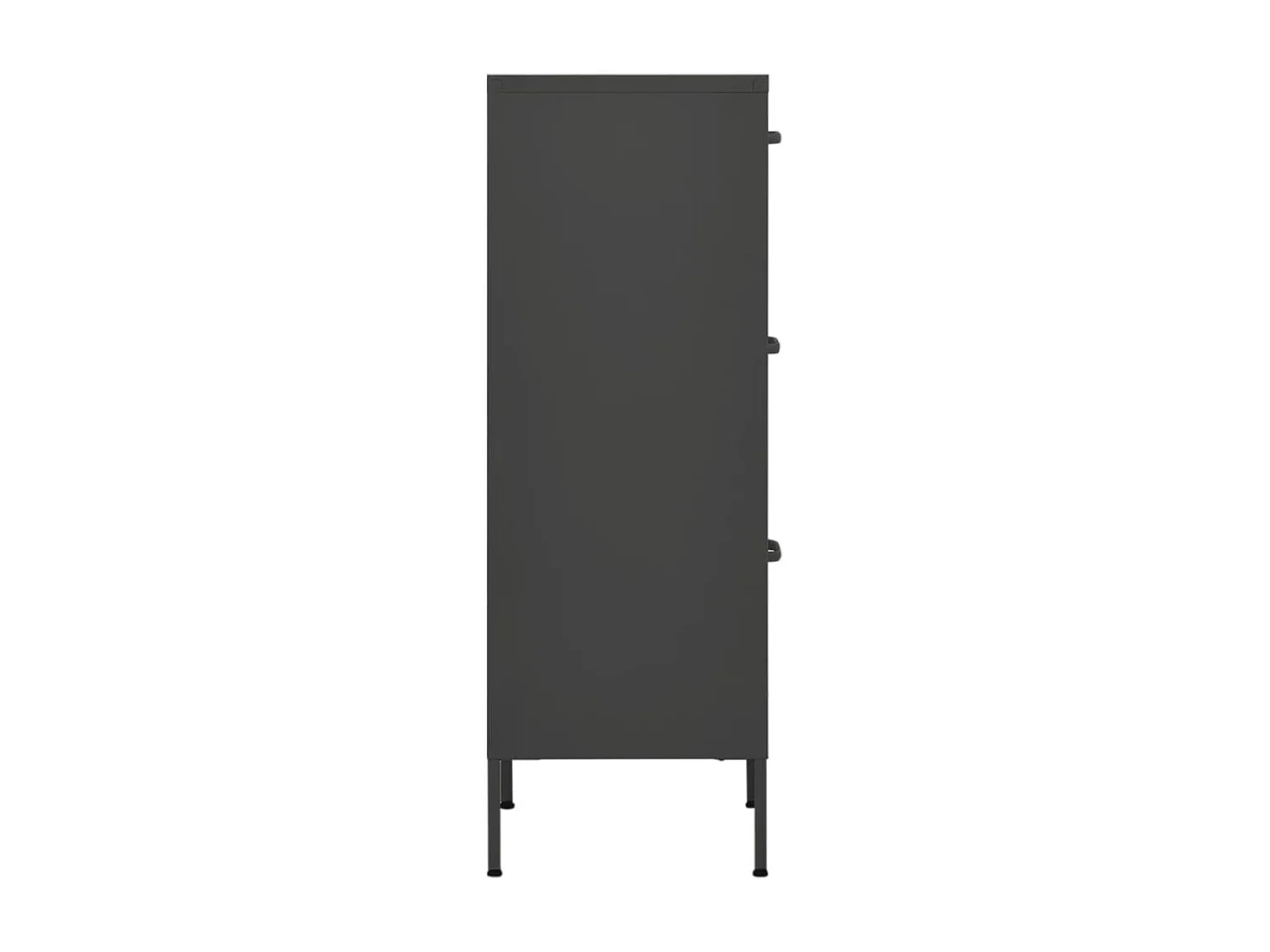 Armoire de rangement Anthracite 42,5x35x101,5 Acier