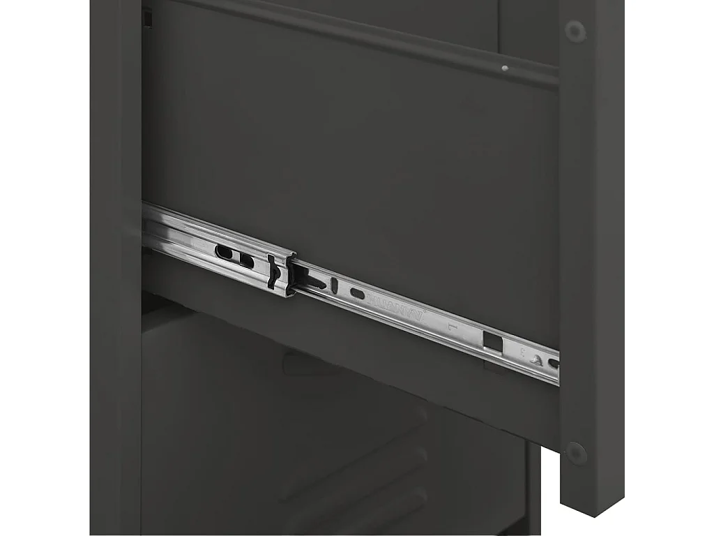 Armoire de rangement Anthracite 42,5x35x101,5 Acier