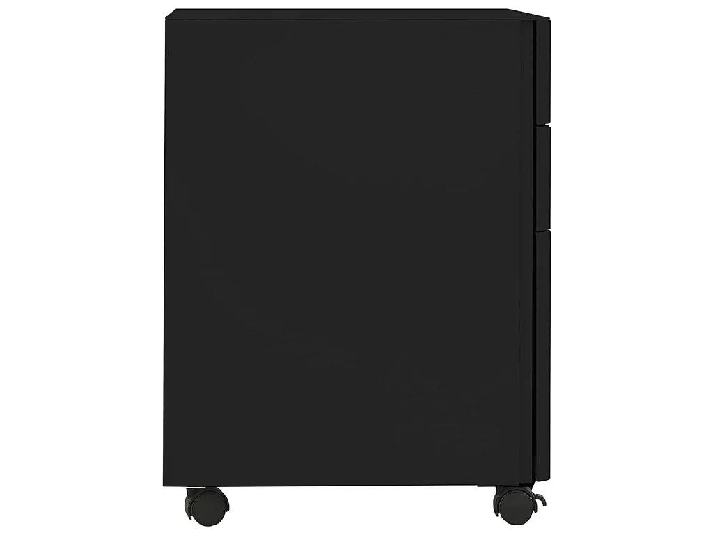 Classeur mobile Noir 30x45x59 Acier