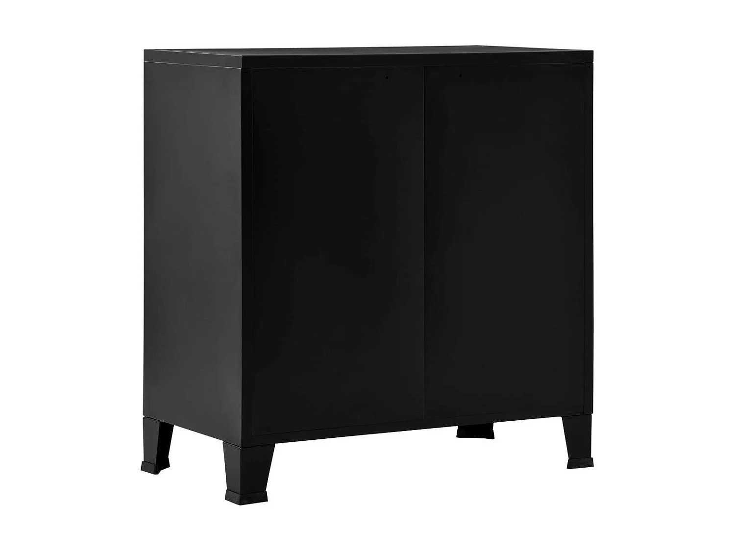 Classeur industriel avec 4 portes Noir 75x40x80 Acier