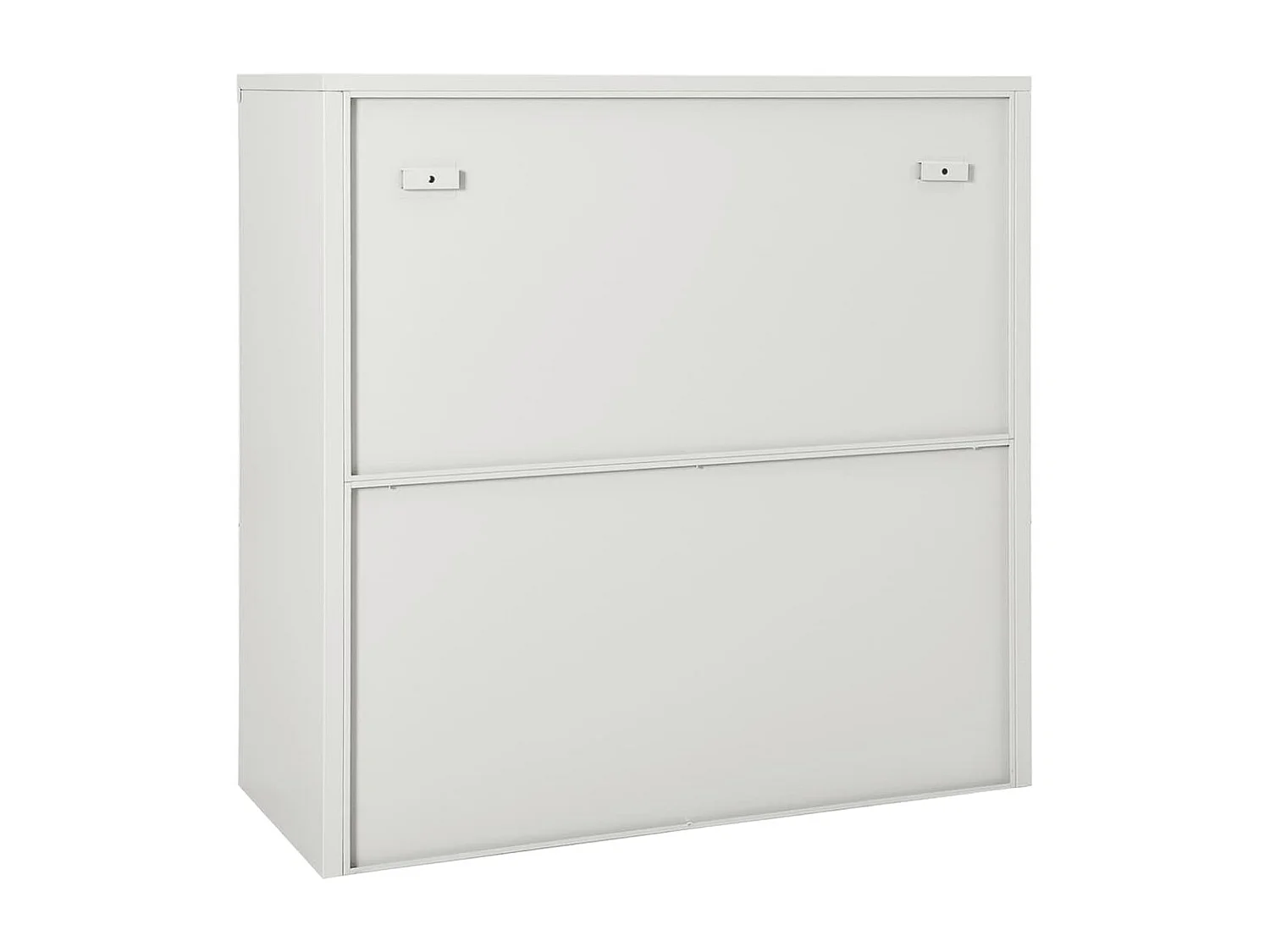 Armoire à portes coulissantes Gris clair 90x40x90 Acier