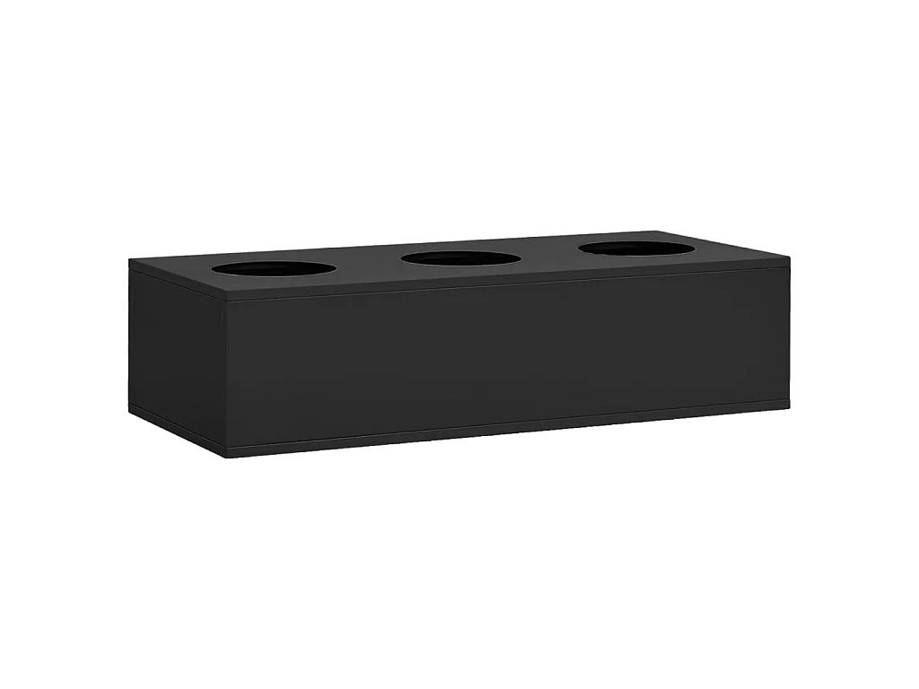 Armoire de bureau et jardinière Anthracite 90x40x125 Acier 2