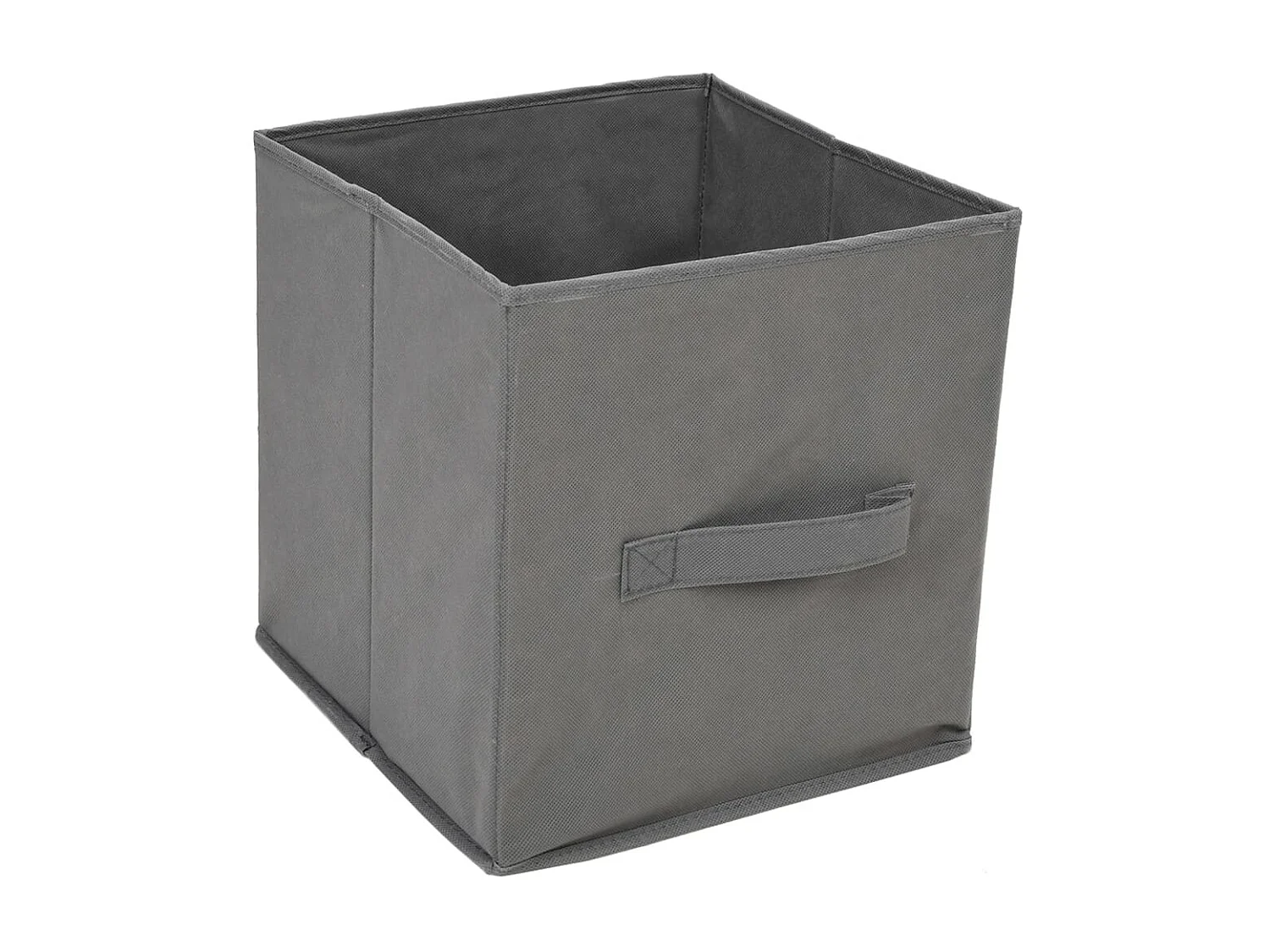 Armoire de rangement 4 paniers en tissu Gris 63x30x71 Acier