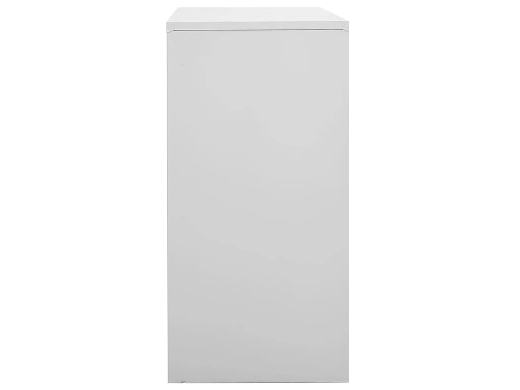 Armoires à casiers 2 pcs Gris clair 90x45x92,5 Acier 3