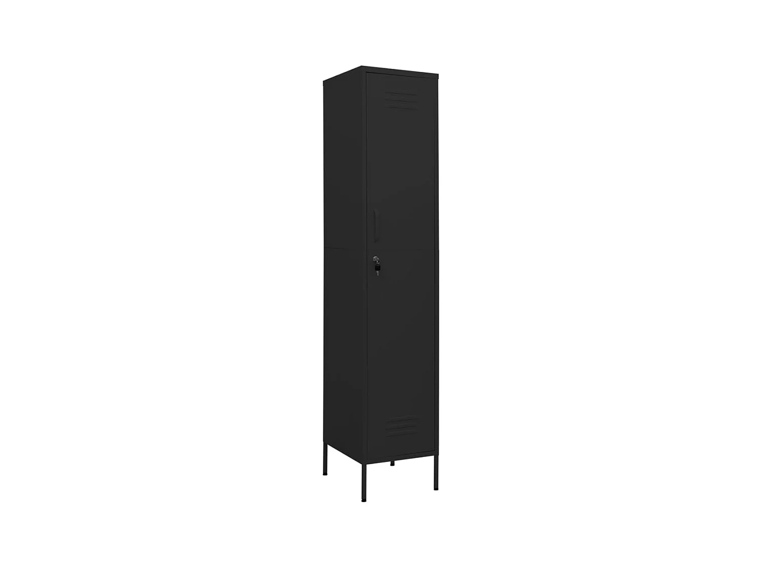 Armoire à casiers Noir 35x46x180 Acier
