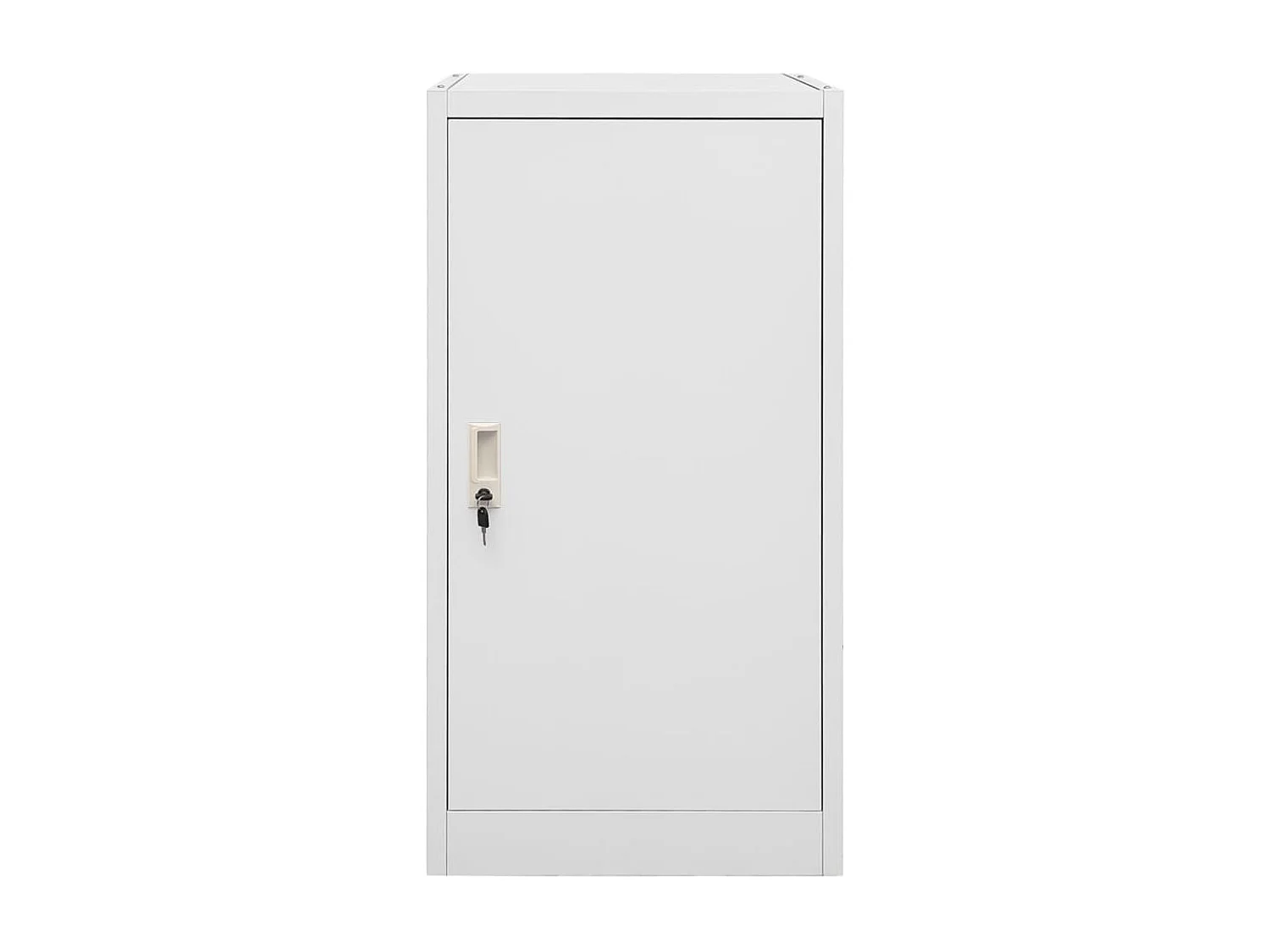 Armoire à selles Gris clair 53x53x105 Acier