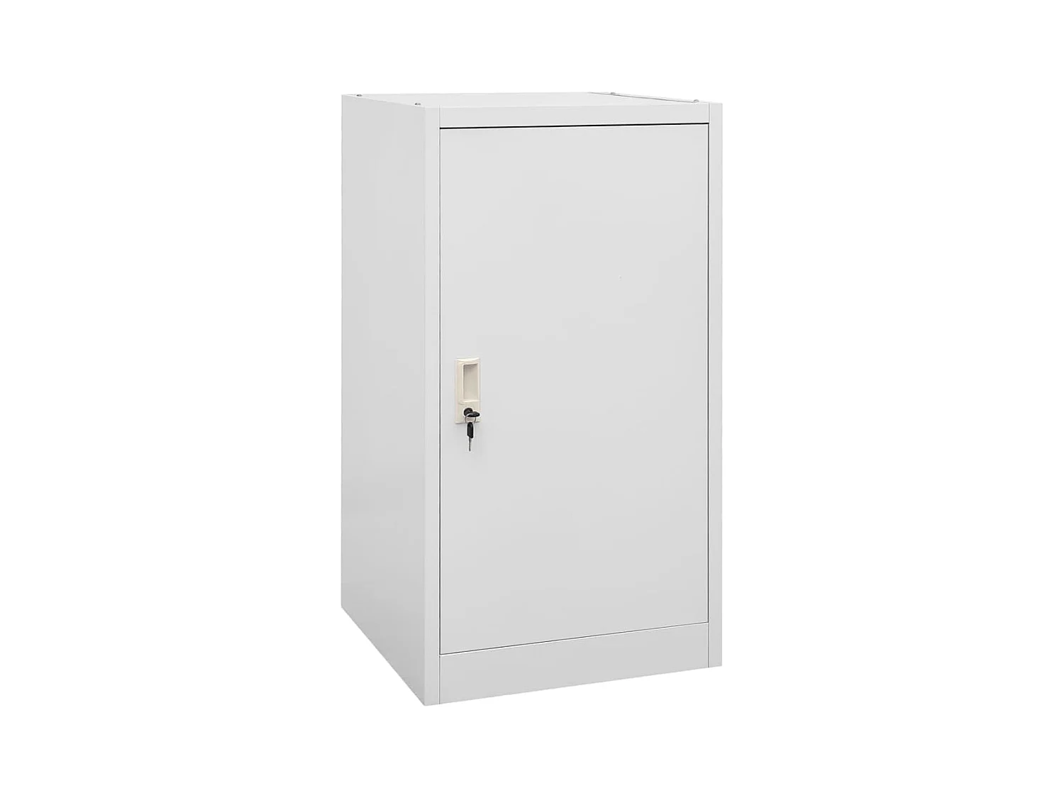 Armoire à selles Gris clair 53x53x105 Acier