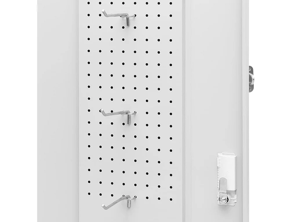 Armoire à selles Gris clair 53x53x105 Acier