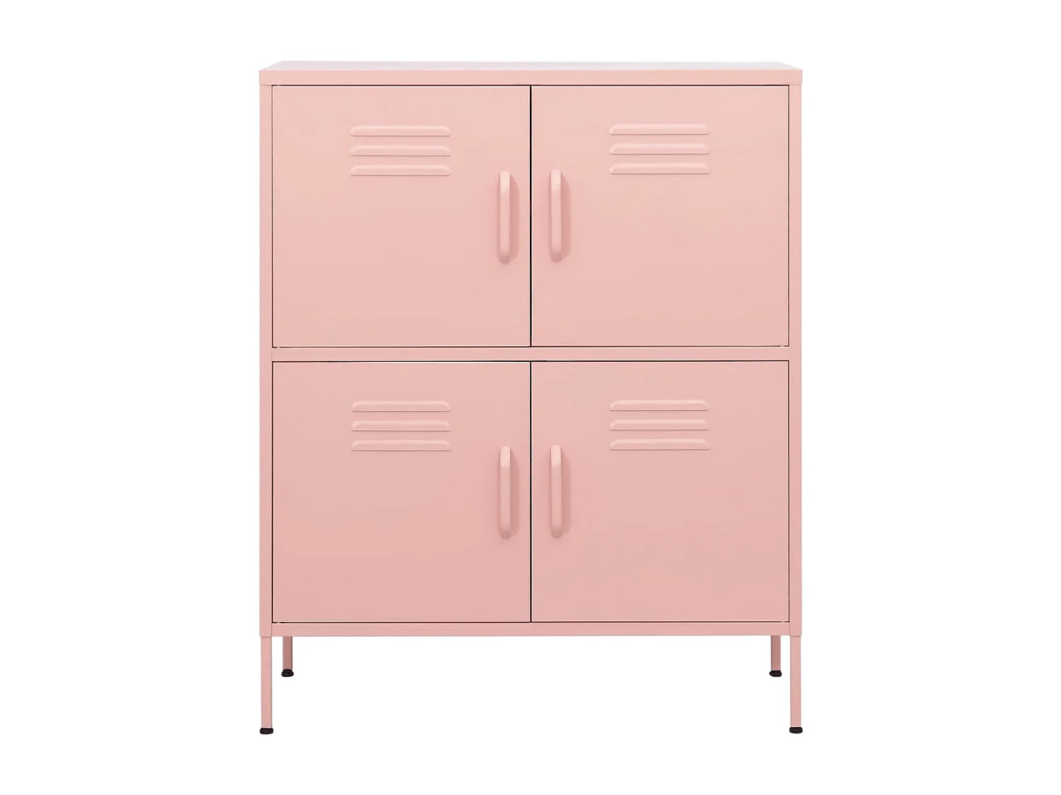Armoire de rangement Rose 80x35x101,5 Acier