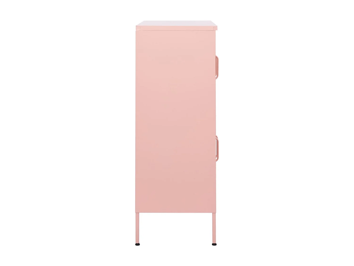 Armoire de rangement Rose 80x35x101,5 Acier